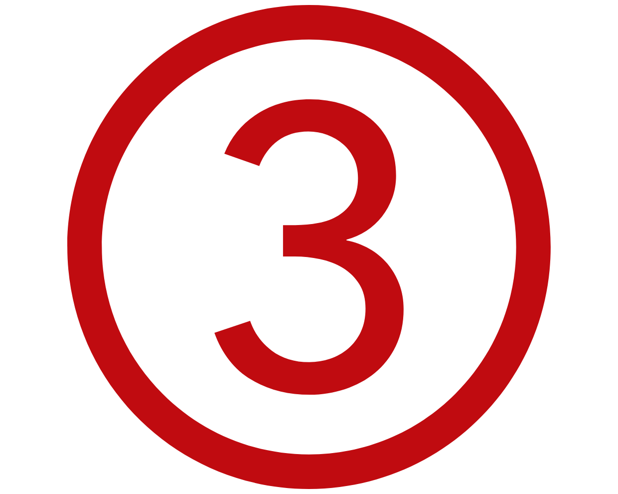 cyfra 3 w infografice